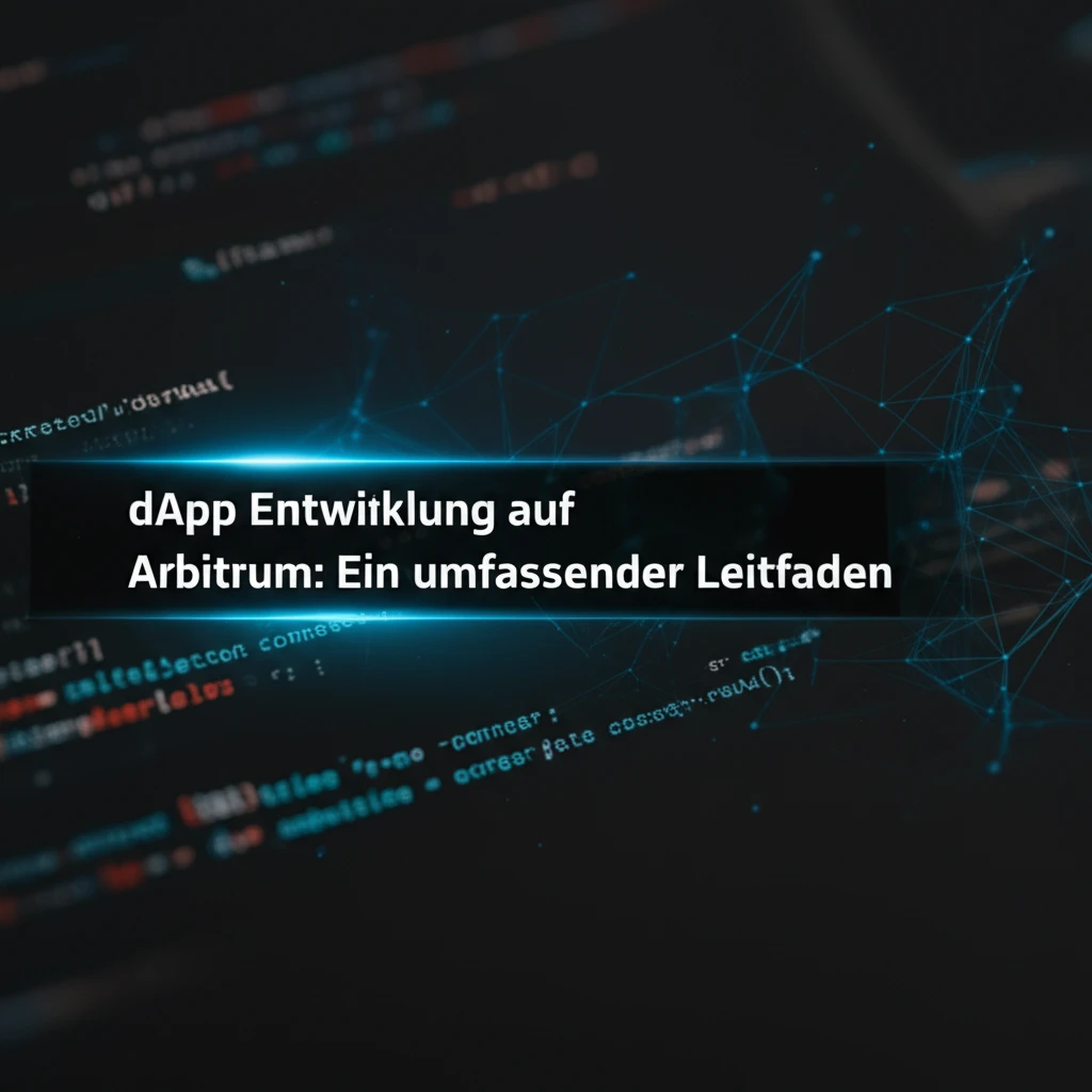 dApp Entwicklung auf Arbitrum: Ein umfassender Leitfaden