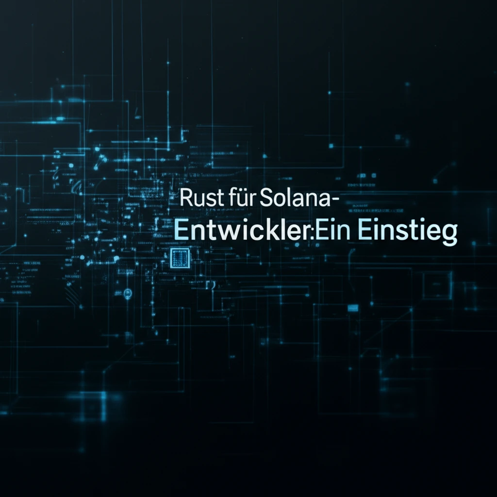 Rust für Solana-Entwickler: Ein Einstieg